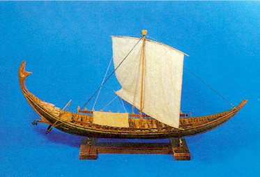Minoan Ship as depicted in ancient Greek art