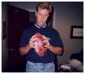 John Elway with football